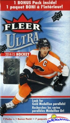 2014/15 Upper Deck Fleer Ultra Hockey EXCLUSIVE Factory Sealed Blaster Box