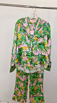 Beverly Hills Hotel / Alexandra Nechita / Shhh Silk Women's Pajama Set Size S/M