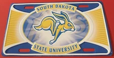 South Dakota State University Booster License Plate Jackrabbits SDSU