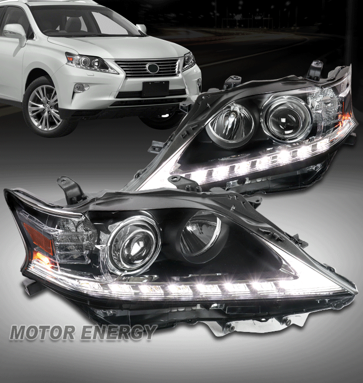 For 13-15 Lexus RX350 HID Non-AFS LED Projector Headlights Lamp
