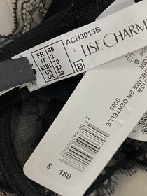 Lise Charmel Women's Black Sublime En Dentelle Lace Demi Bra Size 32B