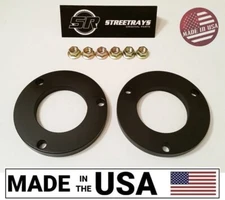 [SR] 1" Front Leveling Spacer Lift Kit FOR 05-23 Tacoma & FJ Cruiser 4WD 2WD BLK