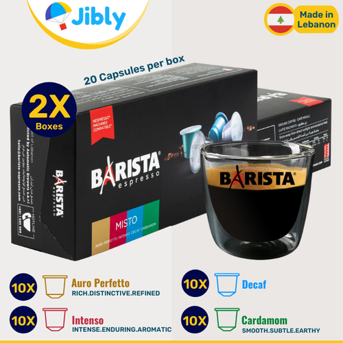 🇱 🇧 libanés Barista Misto cápsulas de café | Máquina NESPRESSO COMPATIBLE  | eBay