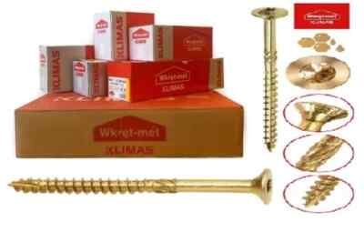 Wooden construction TORX head screws 5x100 bulk(1600pcs) WKRET MET KLIMAS