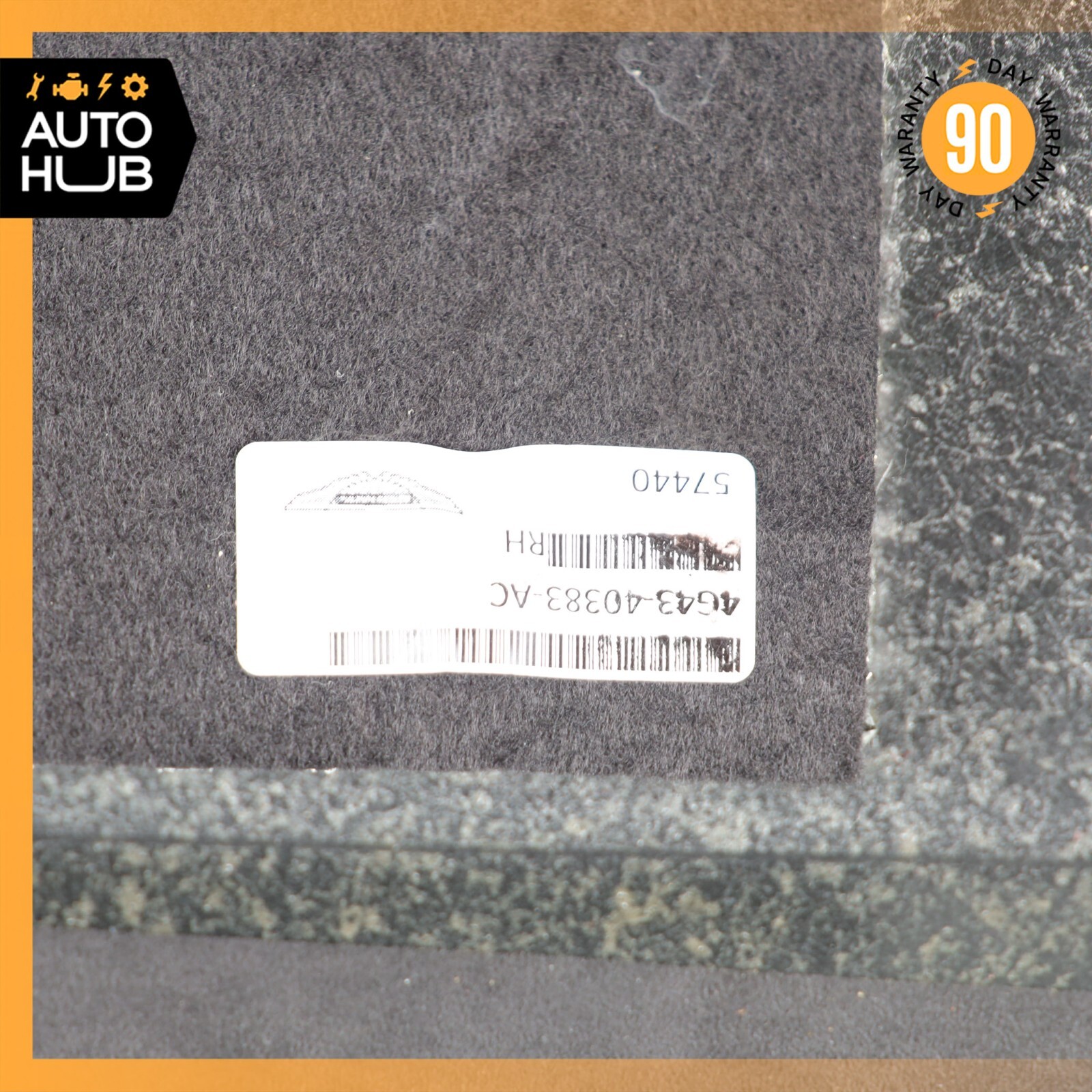 05-16 Aston Martin DB9 DBS Coupe Front Right Interior Trim Panel A Pillar Suede