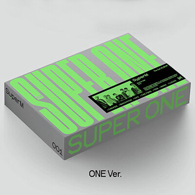 SUPERM [SUPER ONE] 1st Album ONE CD+Foto Buch+2 Buch+3 Karte+2F.Poster SEALED
