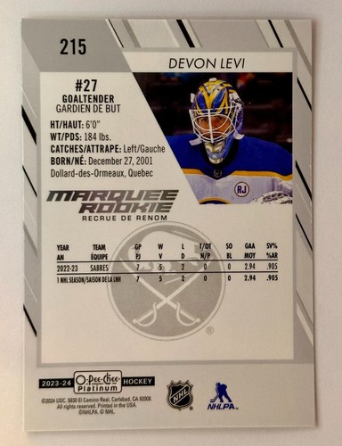 2023-24 O-Pee-Chee Platinum Marquee Rookies TÚ ELIGES - Imagen 8 de 88