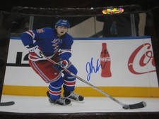JOHN GILMOUR autographed NY NEW YORK RANGERS 8x10 photo 