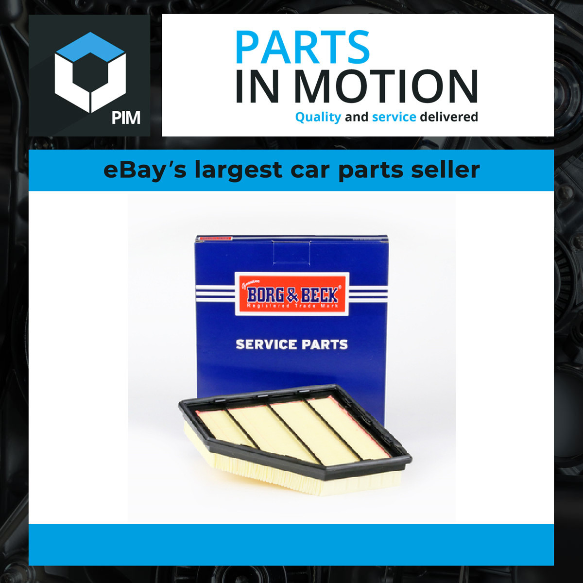 Air Filter fits BMW X5 M F95 4.4 Right 2019 on S63B44B B&B 13718613251 Quality