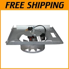Replacement Bathroom Fan Motor Assembly 120V with Blade & Bracket - Silver