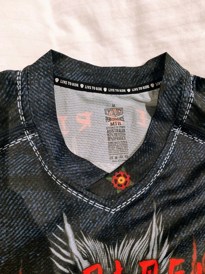 2x Cycology MTB L/S Jerseys Mens Medium - image 2 of 4