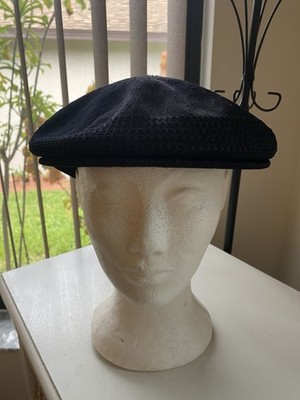 Kangol Unisex Tropic 504 Ventair Flat Cap, Black Medium