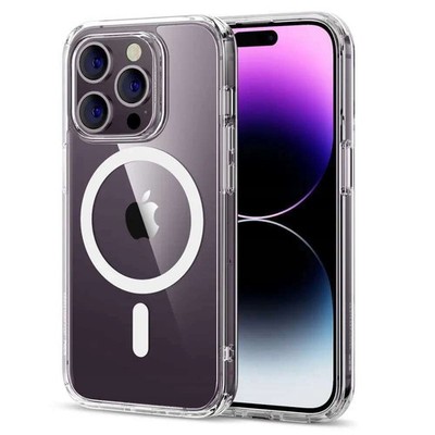 ESR Classic Hybrid Case HaloLock iPhone 14 Pro Clear   Transparente Schutzhülle