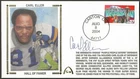 Carl Eller Signed Hall Of Fame HOF Gateway Stamp Cachet Seattle Seahawks Vikings