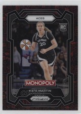 2024 Panini Prizm Monopoly WNBA Classic Icons Red Kate Martin #40 Rookie RC 9cf