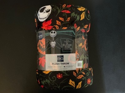 Kohls Big One Nightmare Before Christmas Halloween Oversized Plush Throw 5ftx6ft