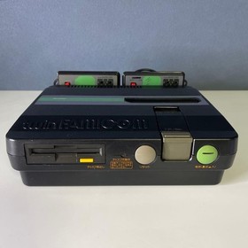 SHARP Twin Famicom Console System AN-505BK Black [Maintained Belt Replaced]