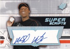 2004 SPx Super Scripts Rookie Auto Merkin Valdez #SU-MV Auto RC FREE SHIP