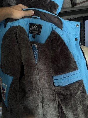 Outdoor Sport Women s Blue Hooded Jacket Size Large