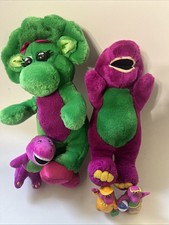 Barney And Friends Lot With Vintage Plush Figurines Baby Bop