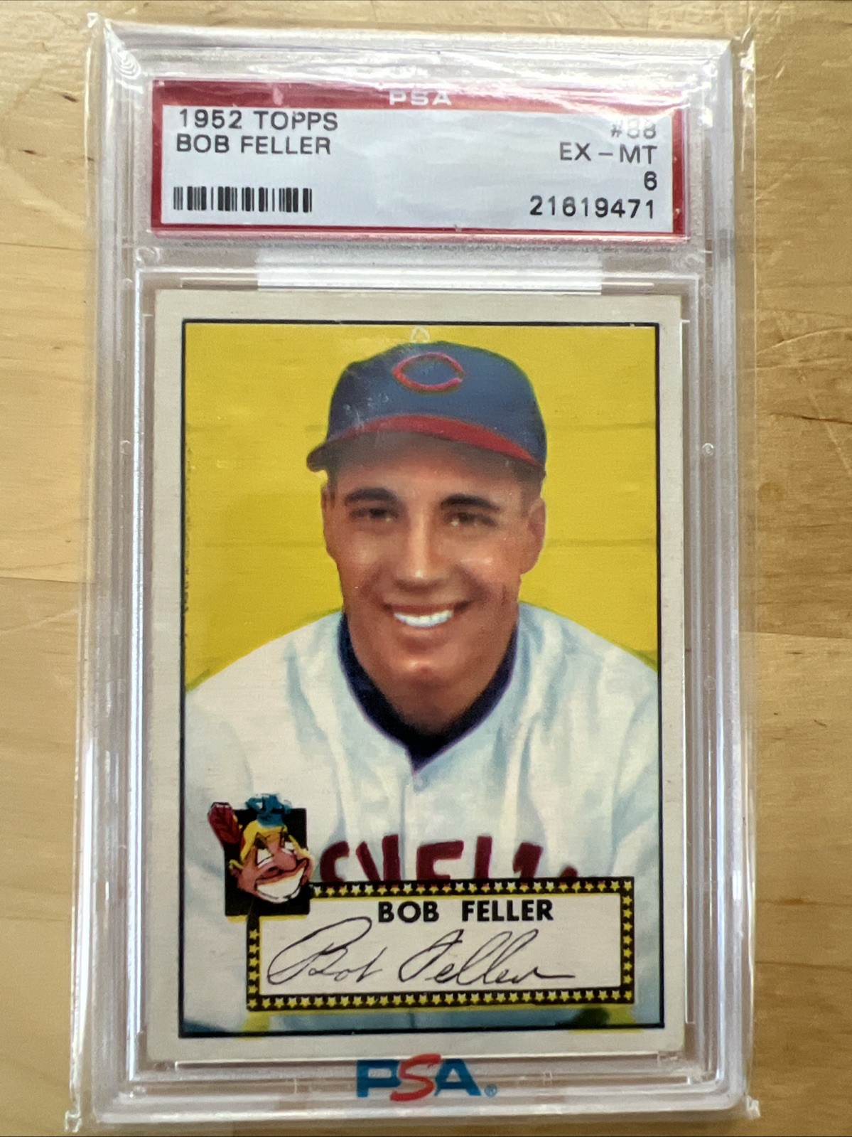 1952 Topps - Bob Feller #88 PSA EX-MT PSA 6