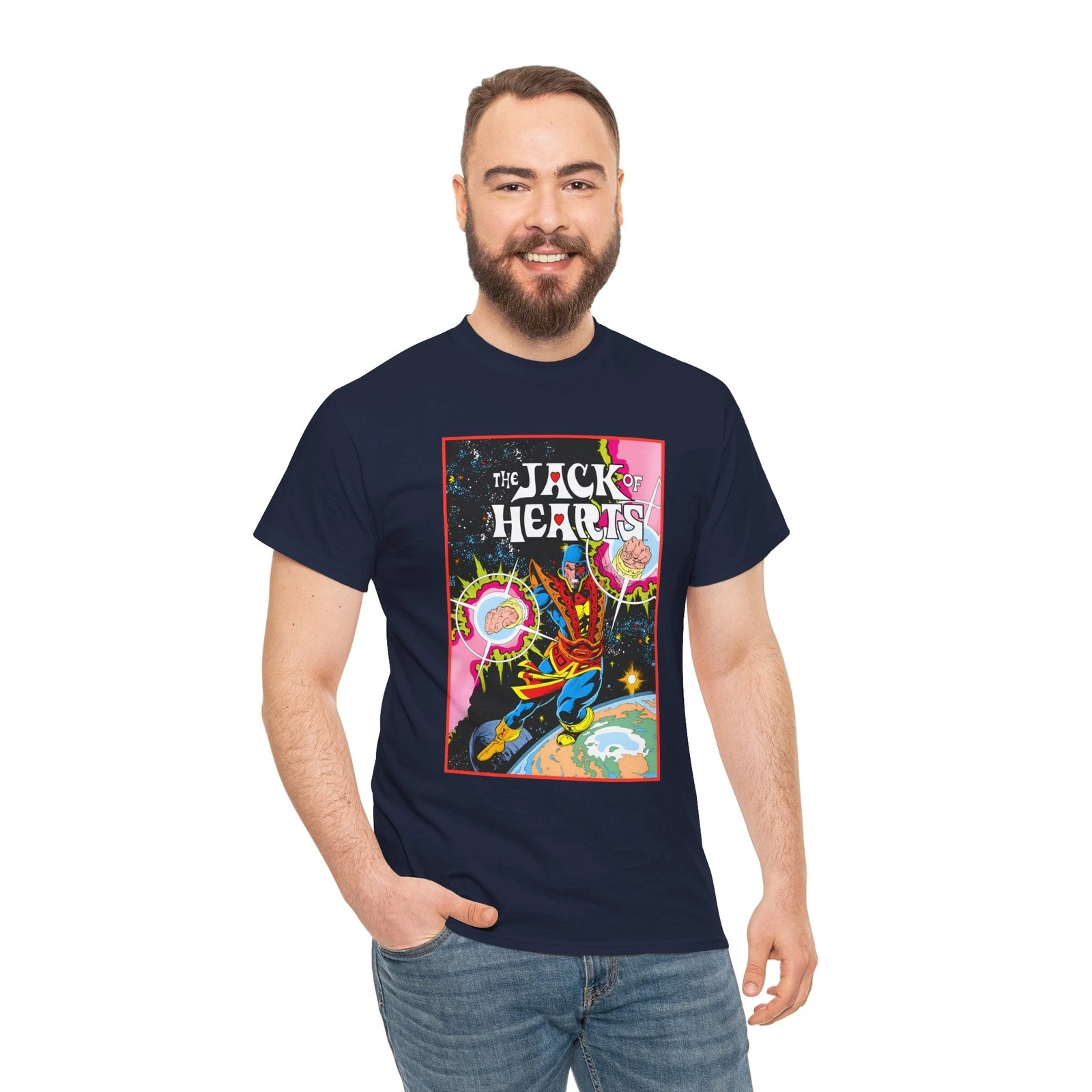 Jack of Hearts T-Shirt - Marvel Comics - Avengers - She-Hulk Beau - Zero Fluid