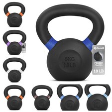 1x Kettlebell Cast Iron Kettlebell Strength Training, 9/13/18/22/26/31/35 LBS
