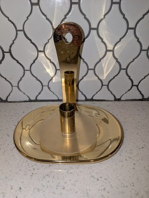 BALDWIN (USA) Polished Brass 6 Star CANDLE HOLDER SCONCE