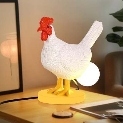 Chicken Egg Lamp, Funny Chicken Butt Night Light with Egg