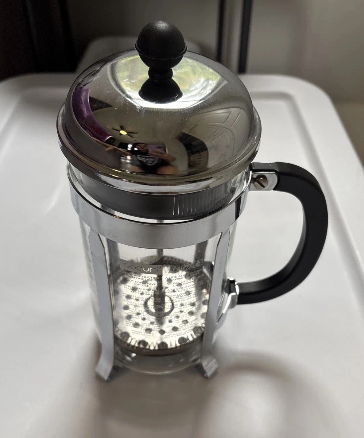 Bodum 34oz Chambord French Press Coffee Maker, High-Heat Borosilicate Glass