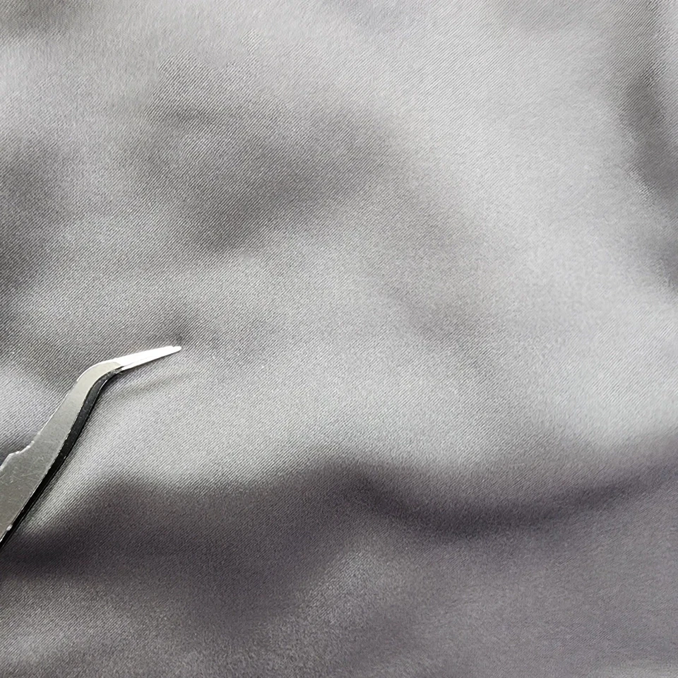 Falda Tadashi Shoji para mujer 8 negra satinada elástica lápiz formal oficina carrera Foto 2 de 4