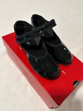Capezio Essential Tap Shoe Toddler Size 9M Patent Black