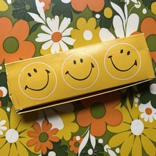 Juego de Jabón Sonrisa De Colección Fuller Brush Co. Amarillo Nuevo de Lote Antiguo Smiley Decorativo Retro Baño