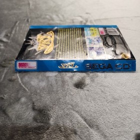 Vay - Sega CD Original Back Art Spine Card & Rear Case Piece Only, READ! 