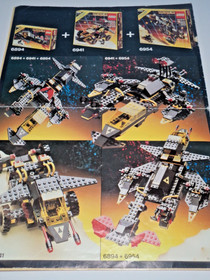 Lego # 6941 : BATTRAX de Blacktron I .  Avec plan - Vintage