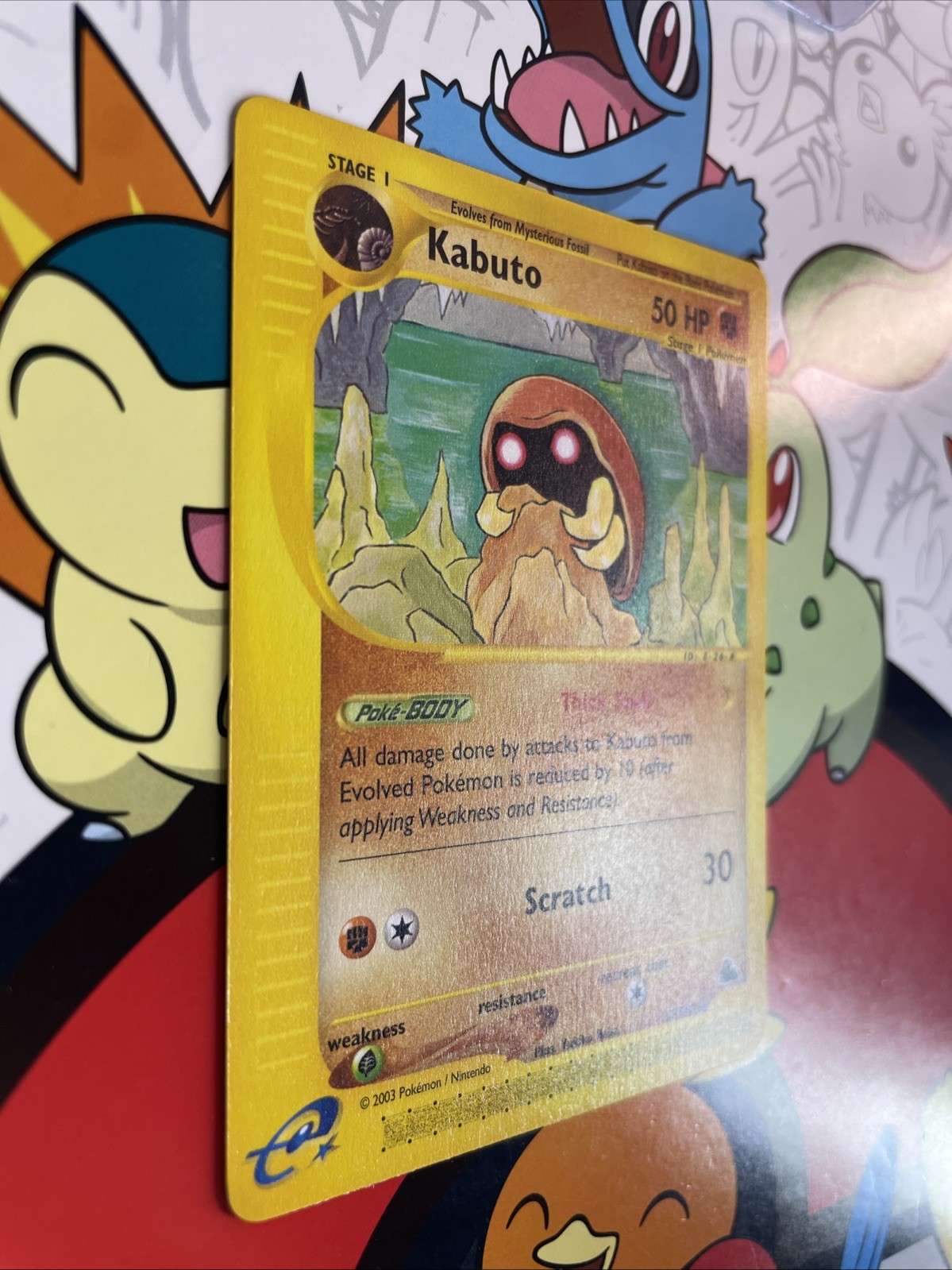 Pokemon TCG English Card eReader Skyridge Kabuto 37/144 UnCommon NM 