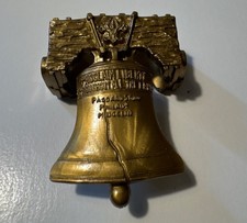 Vintage 1960’s Liberty Bell Boy Scouts Neal Neckerchief Slider Plastic