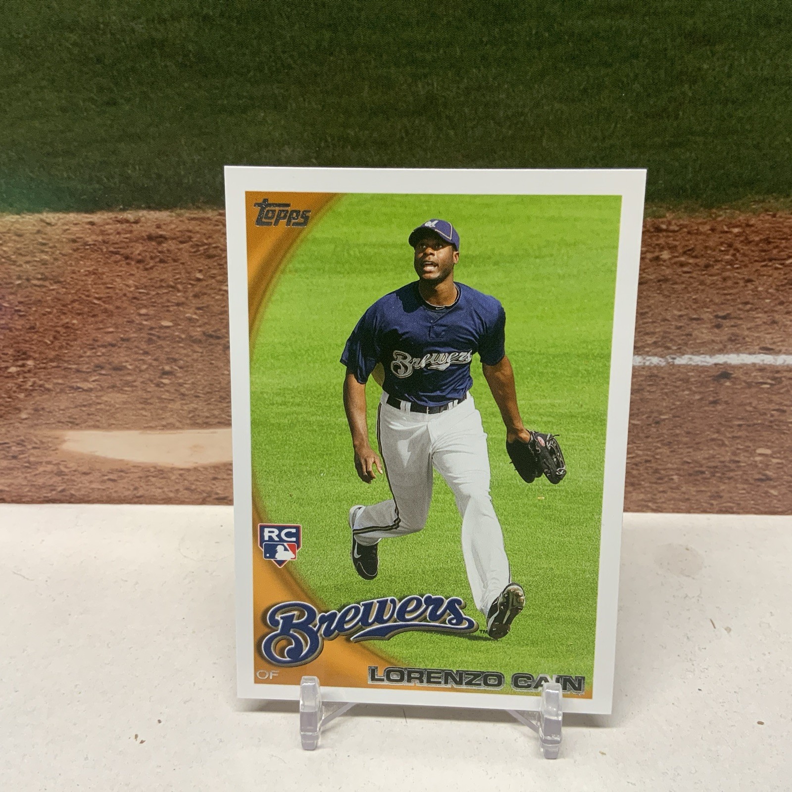 LORENZO CAIN Brewers Royals 2010 Topps Update Flagship #US173 Rookie Card MLB RC