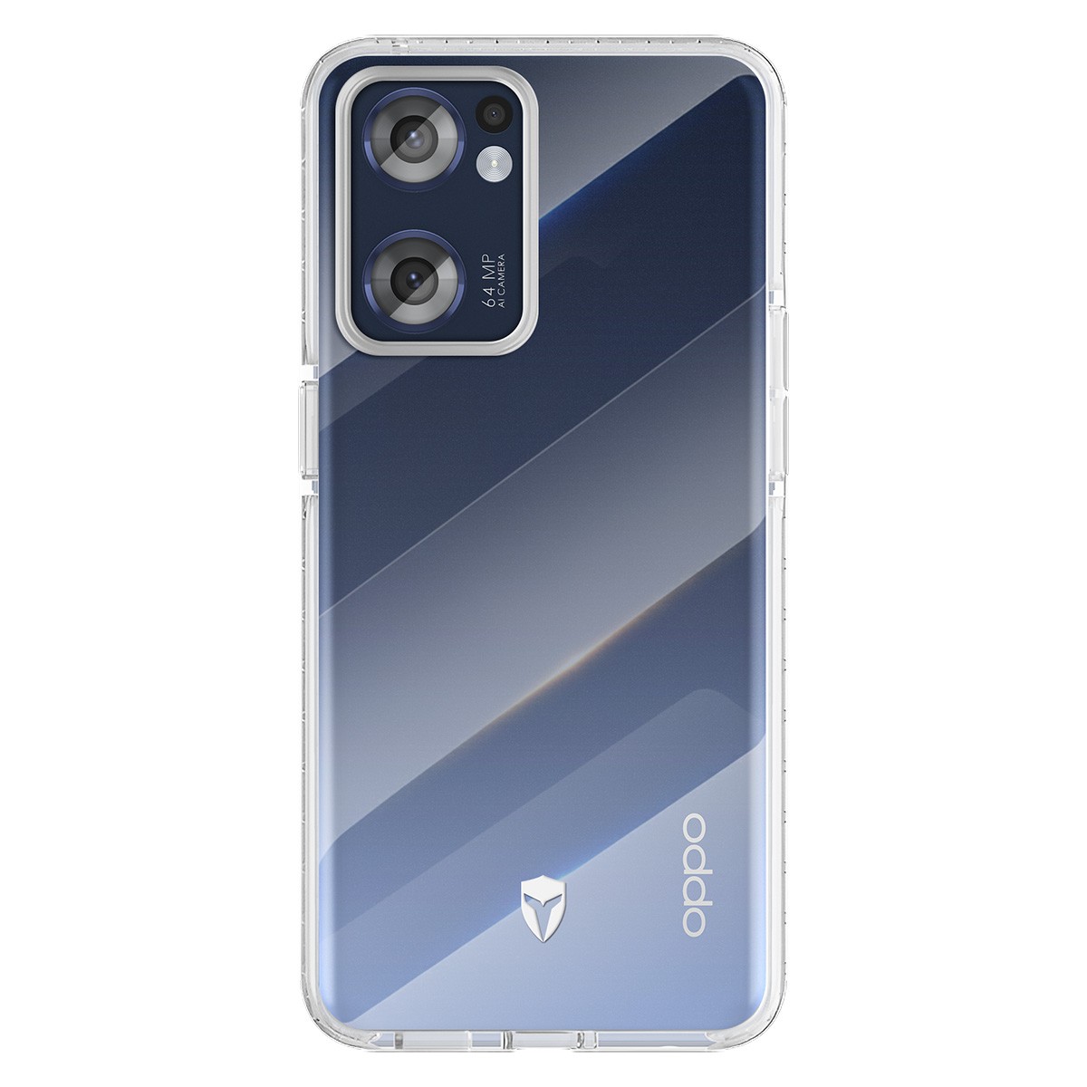 Oppo Find X5 Lite : Évitez les Rayures avec la Coque Force Case Antichoc Transparente - 3