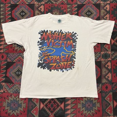 RARE Vintage 90s Sea World Splash Zone Shirt Size XXL