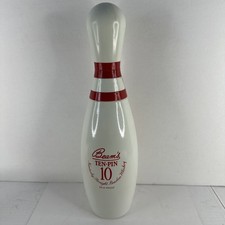 Jim Beam's Ten-Pin 10 Whiskey Bowling Ball Pin Decanter EMPTY