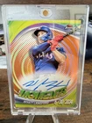 2025 Topps Finest - Autographs Wyatt Langford #FMA-WL Orange Refractor /25 (AU)