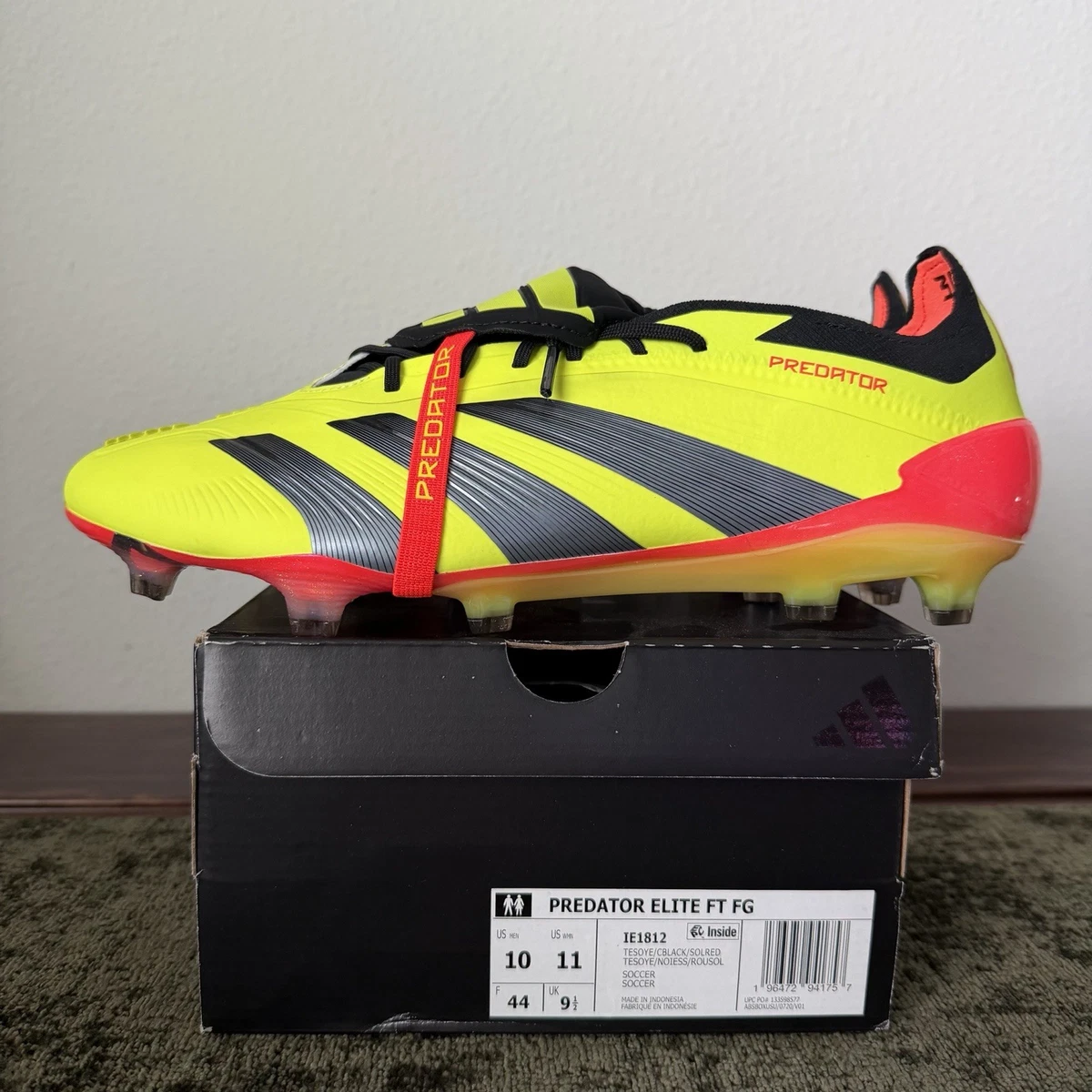 Las mejores ofertas en adidas Predator 24 Elite FG Energy Citrus