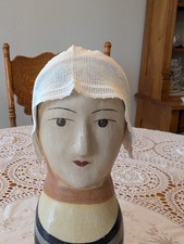 Antique Edwardian to 1920s Crochet Baby Bonnet