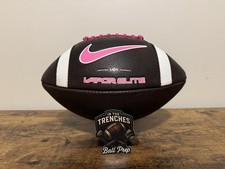 Balón de Fútbol Nike Vapor Elite Rosa NFHS Cuero Juego Preparado