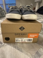 Sperry Pier Wave LTT Women s Memory Foam Canvas Low Top Lace-Up Sneakers
