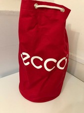 ECCO Kit toile rouge sac swag cordon de serrage rond sac de voyage