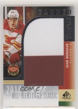 2020 SP Game Used 2019 NHL Heritage Classic Banner Year Relics Sean Monahan 0gn4