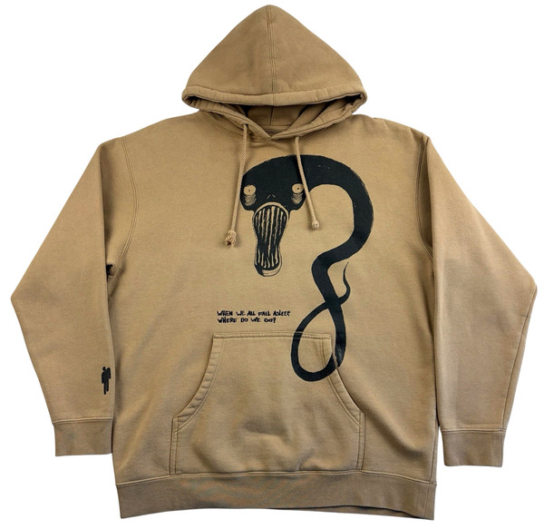 Billie Eilish Hoodie Size L Unisex 'When We All Fall Asleep, Where Do We Go?'