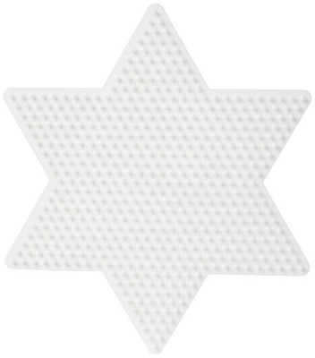 Hama Pin Plate Large Star 269, White, 17 x 14.5 x 0.5 cm Single